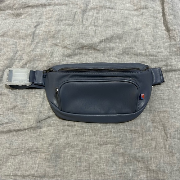 Kibou Handbags - Kibou Travel Diaper Bag Smoky Indigo Fanny Pack Belt Bag Crossbody Travel